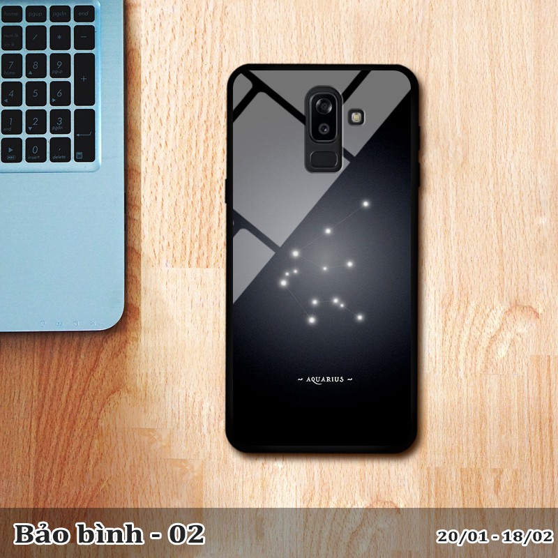 Ốp kính samsung J8 in cung hoàng đạo