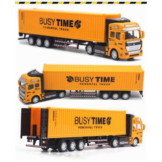 mô hình xe 4 chiếc container