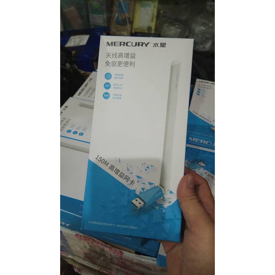 💖[ GIÁ HỦY DIỆT ]✅Usb thu sóng WIFI MERCURY tốc độ 150Mbps dành cho máy tính để bàn PC ,thiết kế chip mới