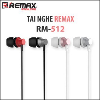 KL19  Tai Nghe Có Microphone ReMax RM-512 Âm Thanh Cực Chuẩn