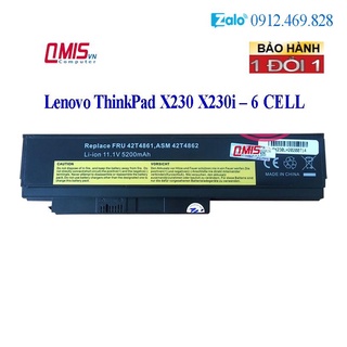 Pin laptop Lenovo ThinkPad X220 X220i X230 X230i – 6 CELL