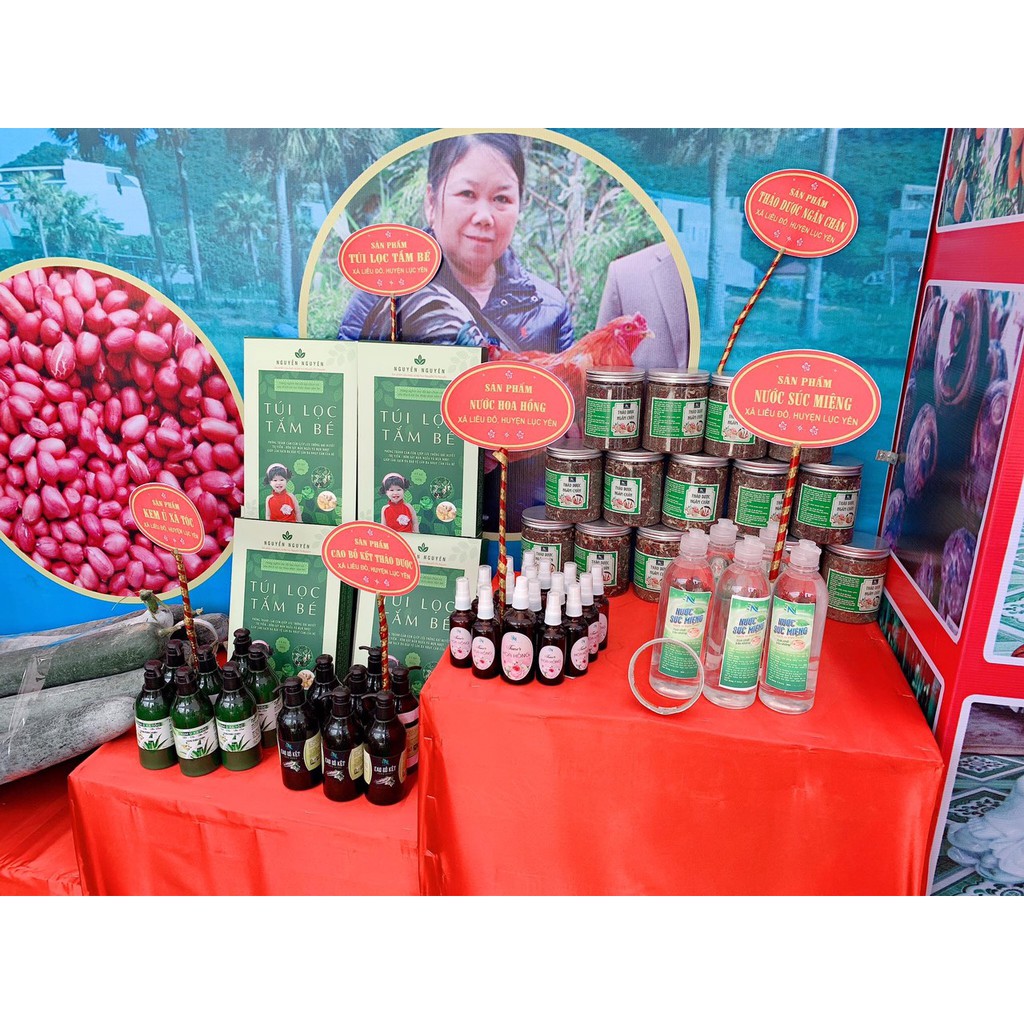 Set 15 túi lọc thảo dược Nguyễn Nguyên tắm bé sơ sinh , trẻ nhỏ với nguyên liệu từ thiên nhiên