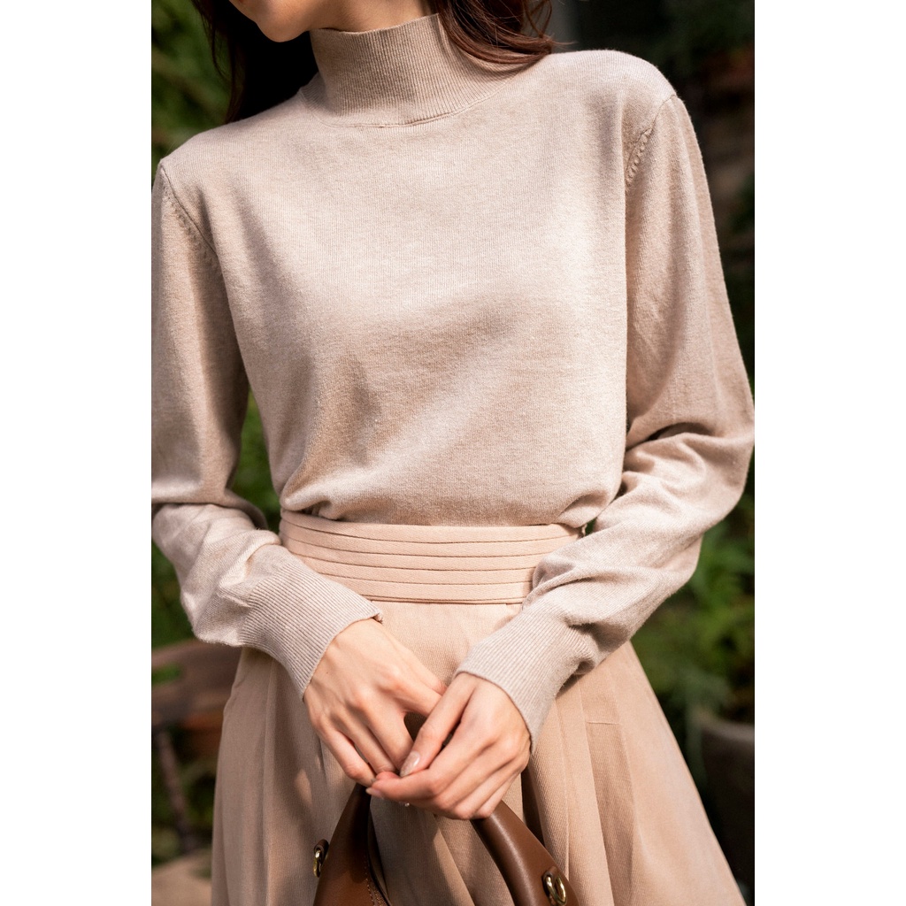 Len trơn mịn cổ lửng gân gấu TIINSTORE G21119 | BigBuy360 - bigbuy360.vn