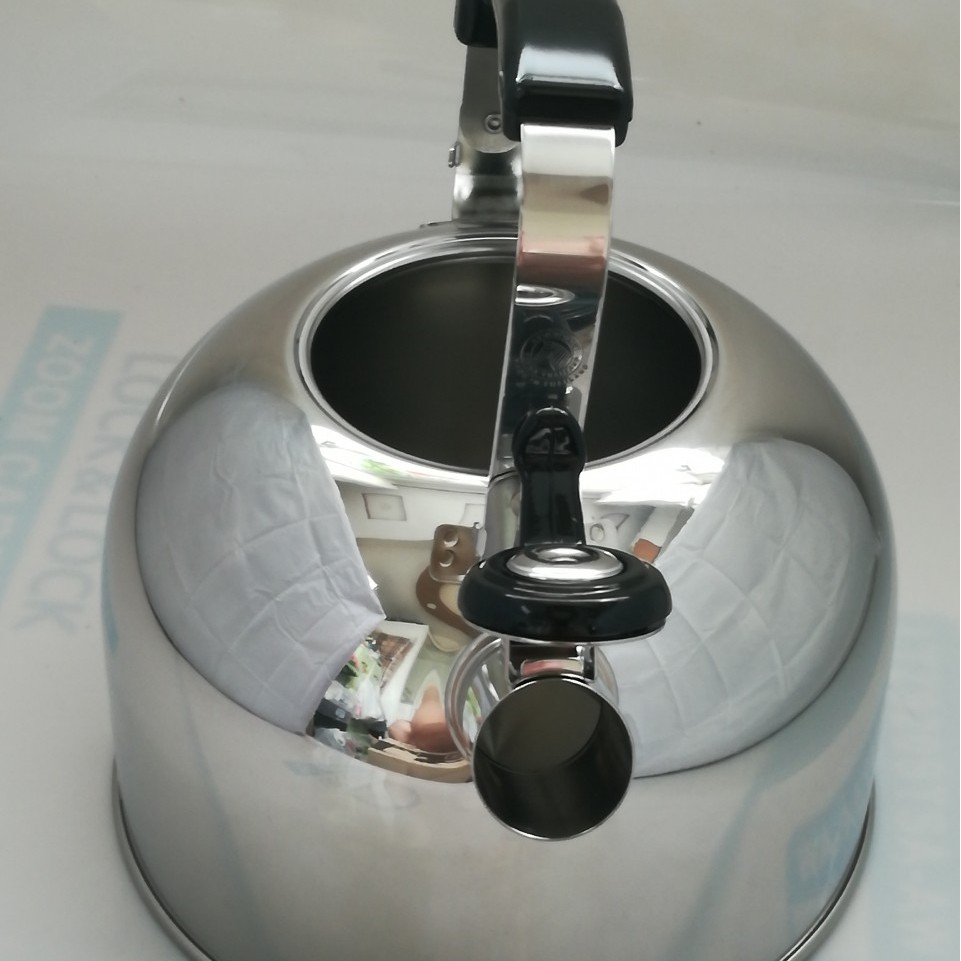 Ấm đun nước inox Zebra Thái Lan cao cấp vòi ngắn có còi reo khi sôi 6 lít 113525