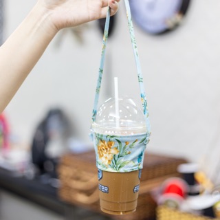 Túi quai vải xách cốc eco-friendly hàng may thủ công bảo vệ môi trường