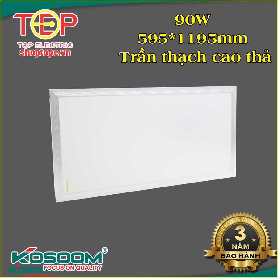 Đèn Led Panel 45W 90W Kosoom-Đèn Lắp Trần Thả-Liền-Thế Giới Điện Tope