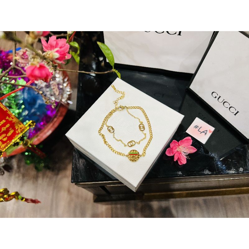 Lắc Tay Đior,Gucci,LV ,HM Titan Cao cấp không hoen,không gỉ