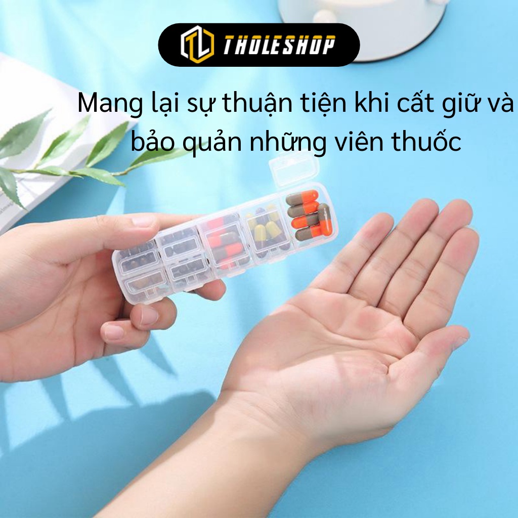 Hộp Đựng Thuốc - Hộp Chia Thuốc 7 Ngăn, Bảo Quản Chống Ẩm, Dễ Dàng Đem Theo 8853