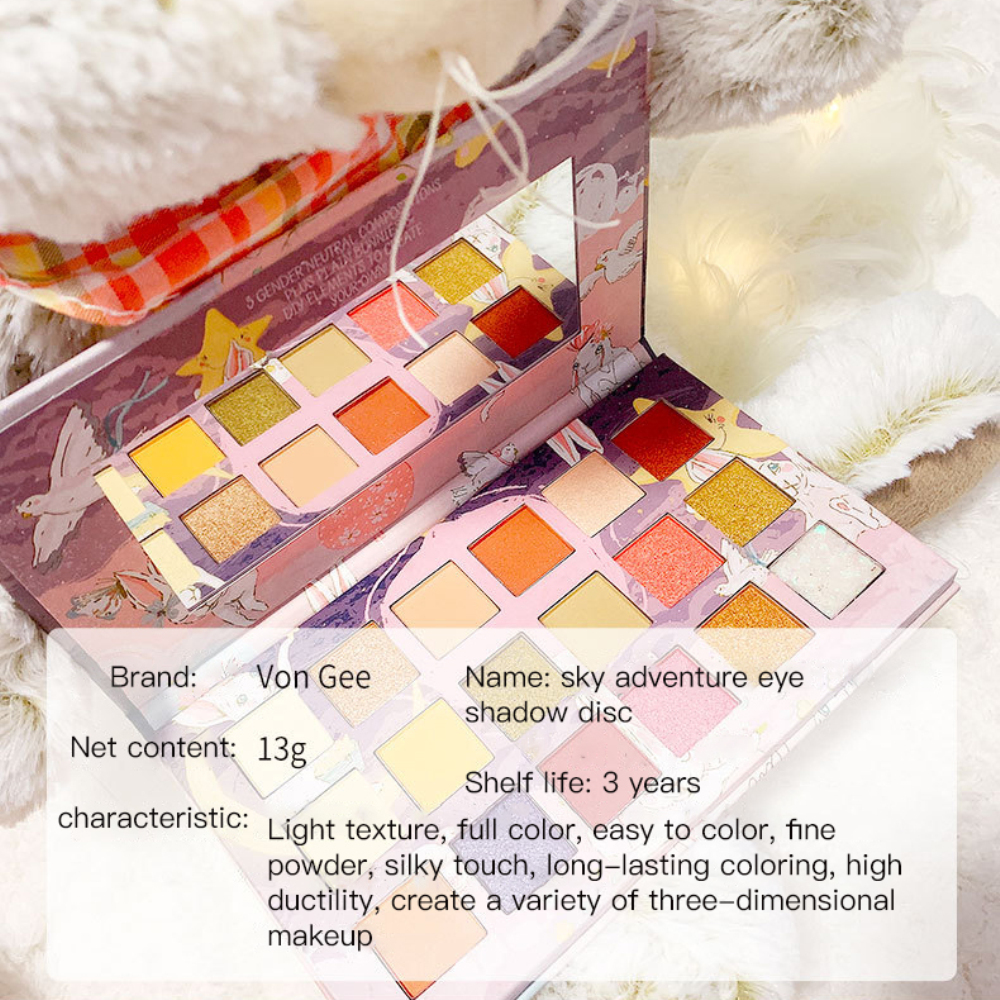 Bảng Phấn Mắt 18 Màu Lì/Nhũ Ngọc Trai Tông Đất/ Bí Ngô MK | BigBuy360 - bigbuy360.vn