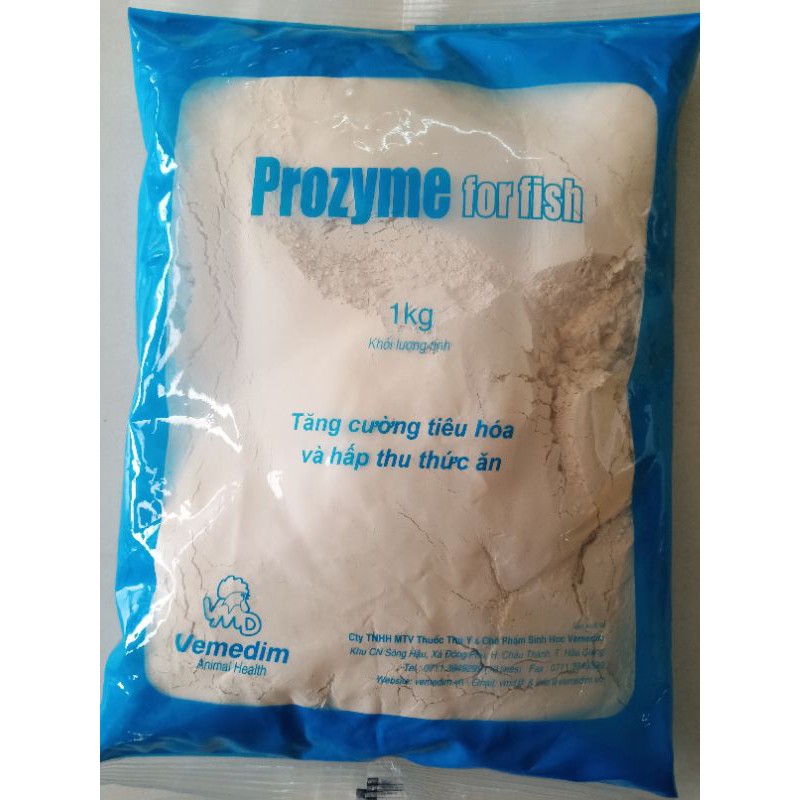 [Giá Rẻ] Vemedim Prozyme for fish new, bổ sung vitamin và enzyme tiêu hóa cho cá, hộp 1kg