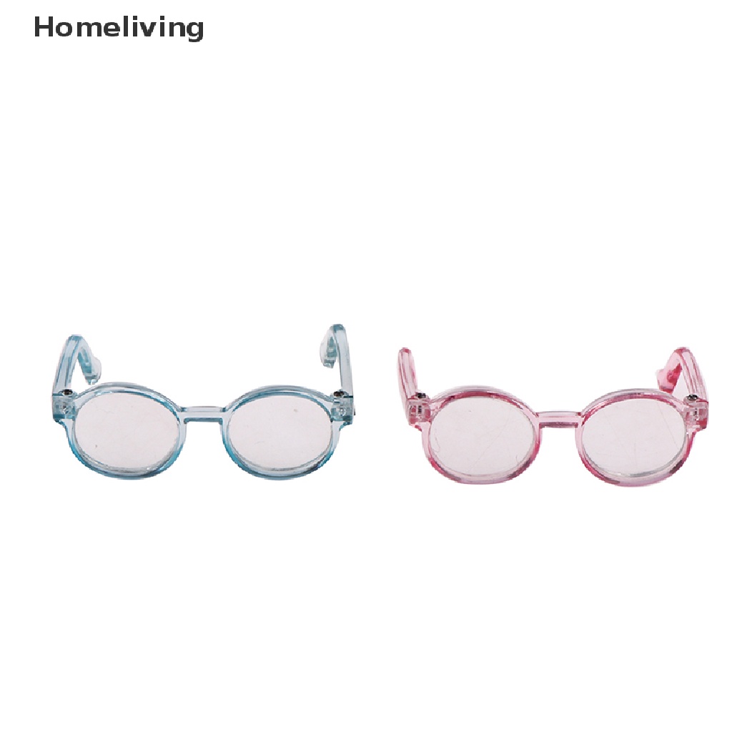 Mắt Kính Gọng Tròn 6.5 / 9.5cm Cho Búp Bê