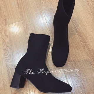 Boot thấp cổ len quảng châu