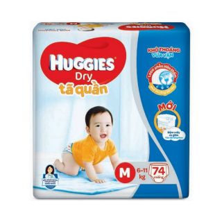 Tã quần huggies m74/l68/xl62