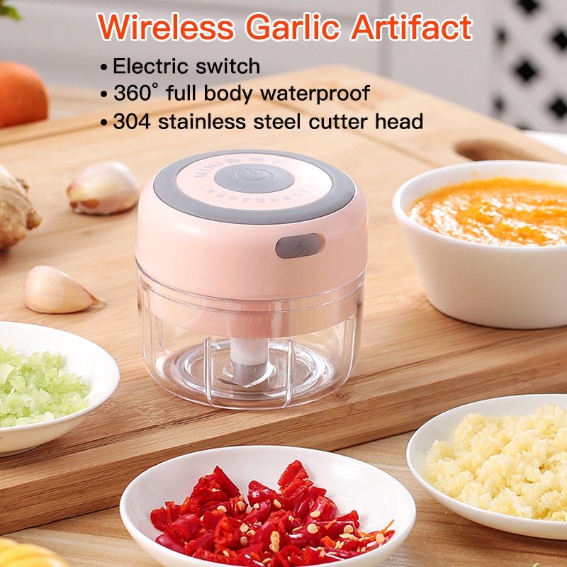 Máy Xay Thịt Mini Không Dây Tiện Lợi