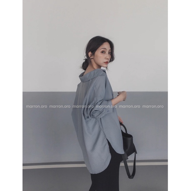 Áo sơ mi thiết kế oversized MARRON SHIRT by Marron oro