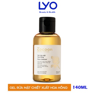 Gel rửa mặt hoa hồng cocoon - 140ml