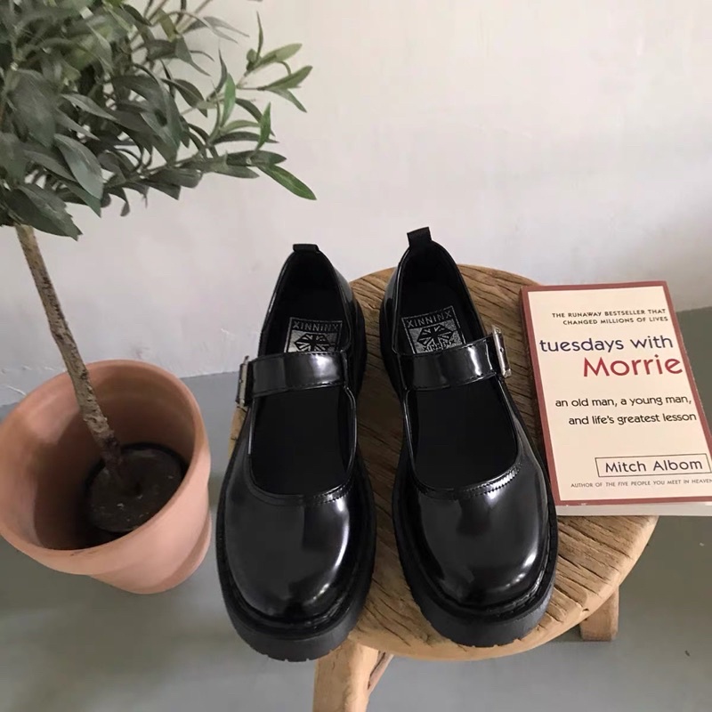 Giày búp bê có quai Mary Jane vintage Yannie Lolita