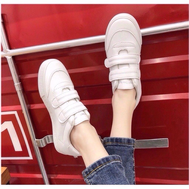 Giày thể thao quai ngang-dán tiện lợi phong cách Hàn Quốc | BigBuy360 - bigbuy360.vn