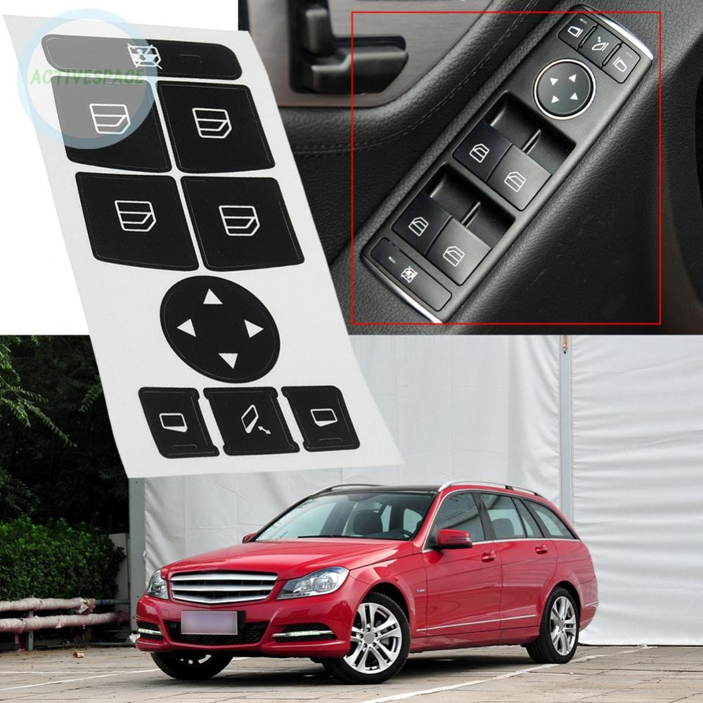 NEW Switch Knob Repair Sticker  For  Mercedes-Benz W204 C300 High Quality