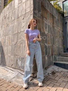 Quần jeans suông
