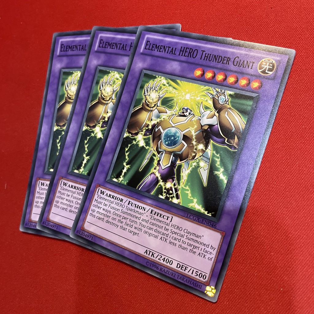 [EN-JP][Thẻ Bài Yugioh Chính Hãng] Elemental Hero Thunder Giant