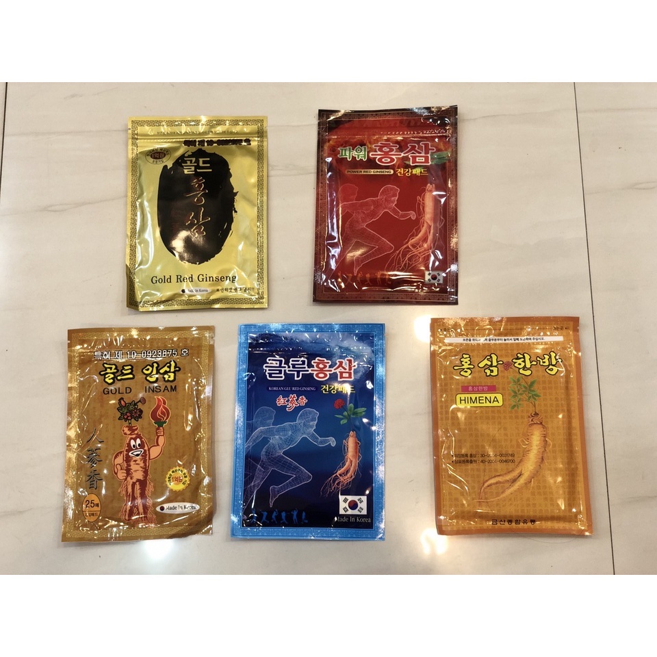 Cao Dán Hàn Quốc Gold Insam - chiết xuất hồng sâm