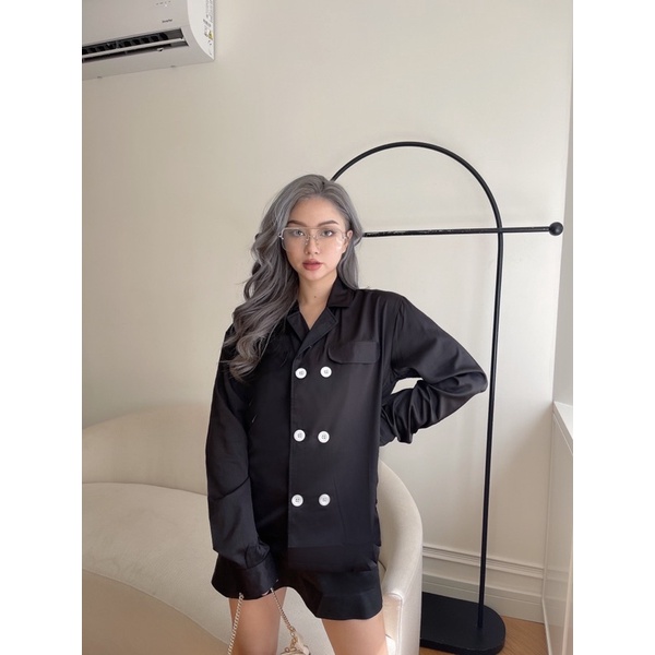 áo sơ mi nử  FOM RỘNG HÀN QUỐC . ❤️KIỂU DÁNG UNISEX ❤️( ẢNH THẬT )