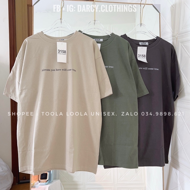 áo thun 3158 ✨ FREESHIP ✨ Adream have... áo phông cotton unisex
