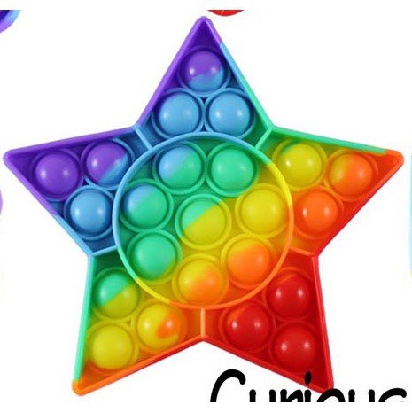 Đồ Chơi Pop it bóp bóp Bấm Nút Bóp Bóng - Pop It Fidget Toy, Giảm Stress, Bằng Silicon An Toàn Cho Trẻ Em