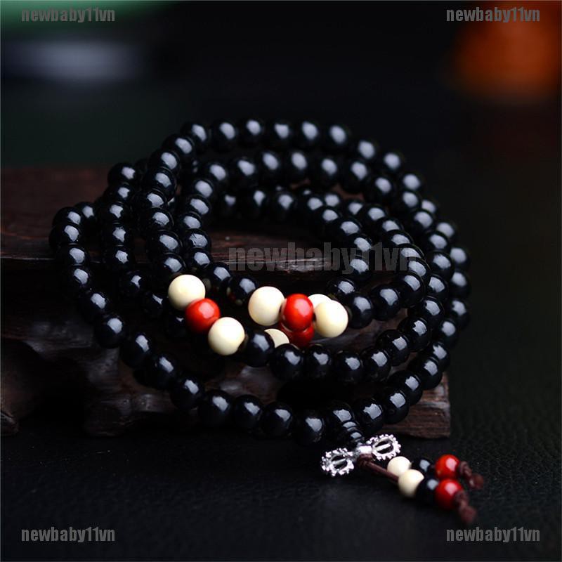 Chuỗi 108 Hạt Đeo Tay 8mm Màu Sắc Cầu Nguyện