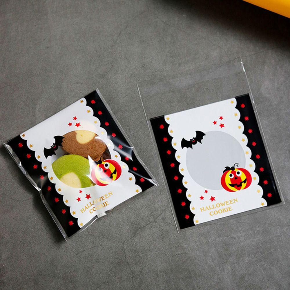 Set 100 Túi Đựng Kẹo Bánh Trang Trí Tiệc Halloween