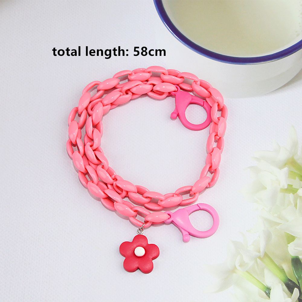 Dây Đeo Khẩu Trang Bằng Acrylic Chống Thất Lạc Nhiều Màu Sắc Thời Trang