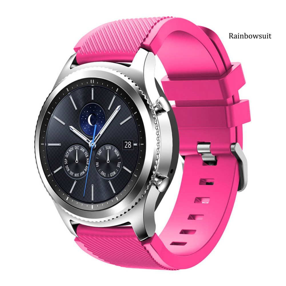 Dây Đeo Silicone Cho Đồng Hồ Thông Minh Samsung Gear S3 Frontier / Classic