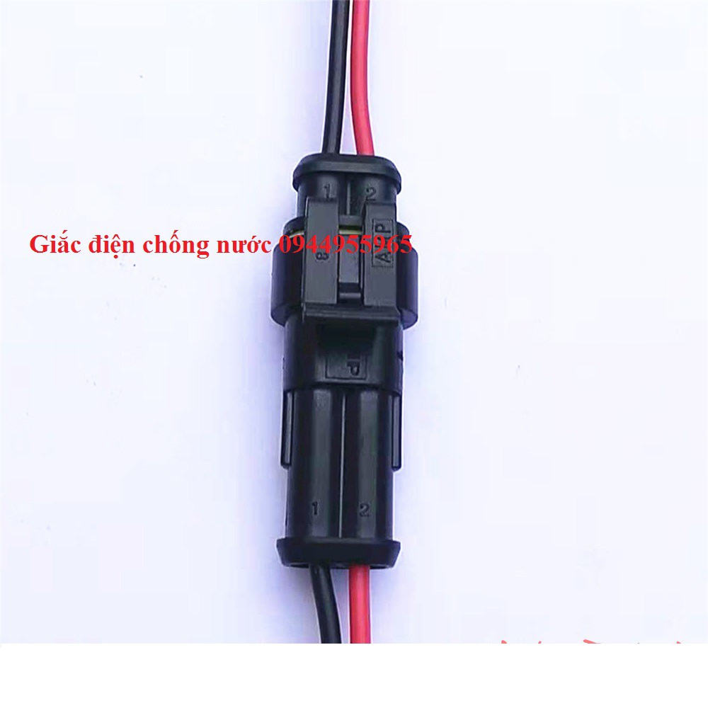 Giắc điện socket connector kiểu AMP chống nước ô tô tàu thuyền thiết bị điện y tế lọc nước đã bấm dây