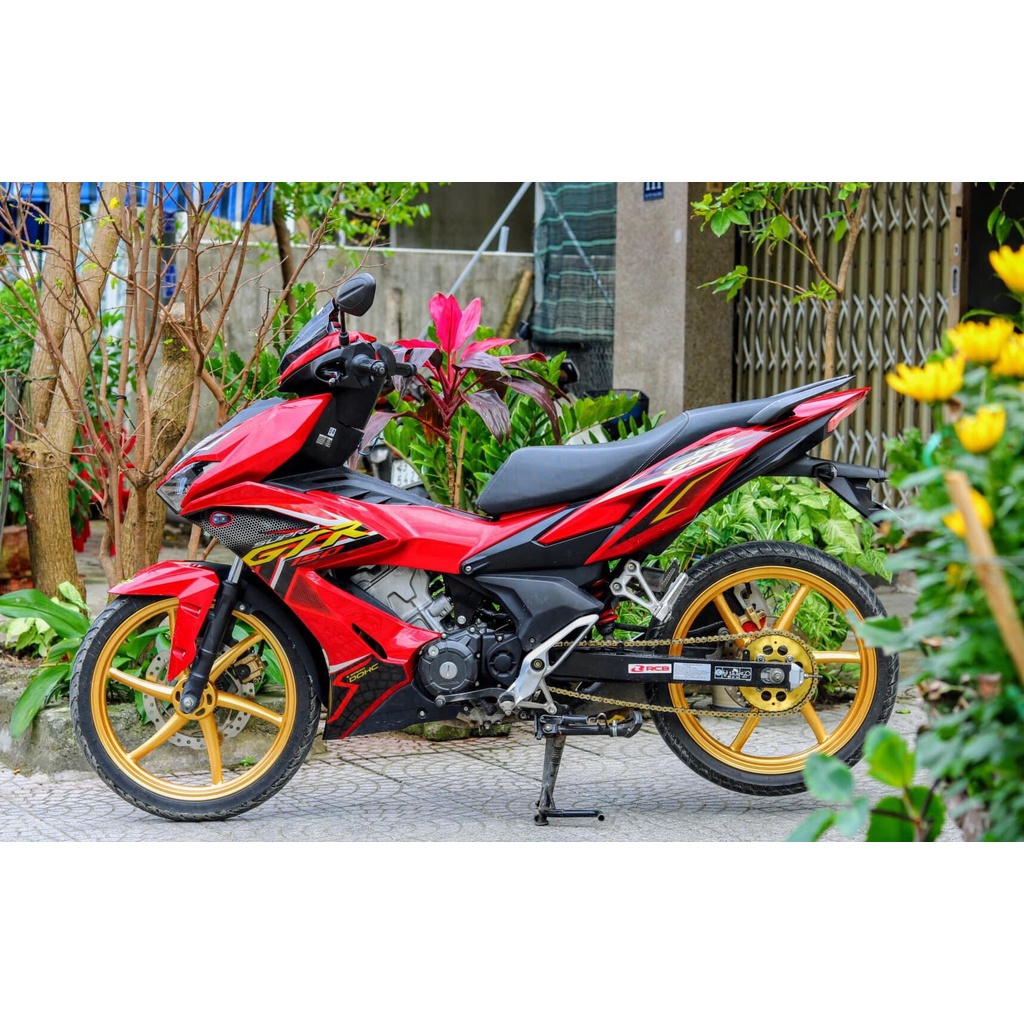 [Siêu Sale] Tem Decal Rời mẫu GTR vàng đen dán Winner X đỏ - tem 3 lớp cao cấp không bay màu