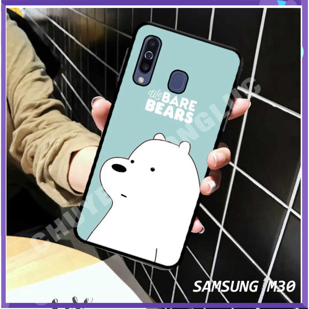 [HOT] ỐP LƯNG SAMSUNG M10 M20 M30 - ỐP GẤU BARE&amp;BEAR CHỮ