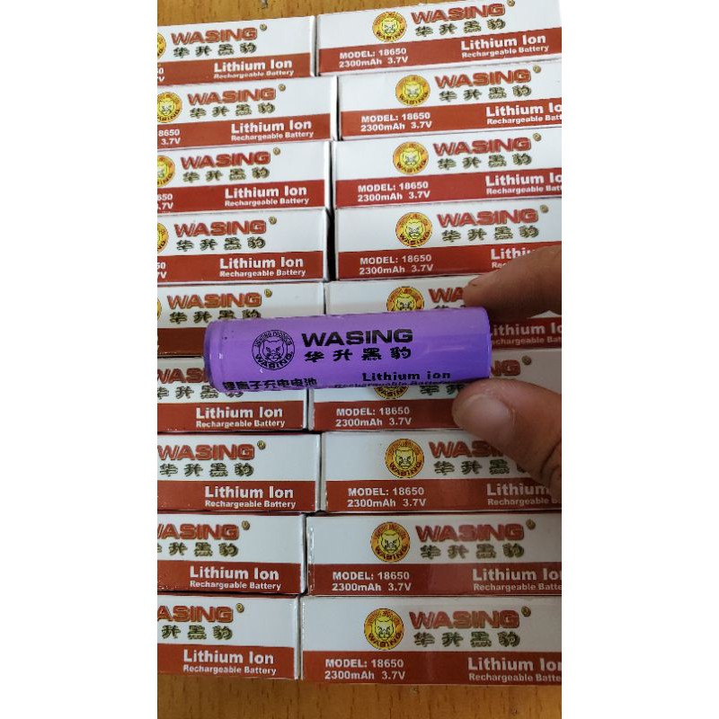 Pin Sạc Wasing 18650 Đèn Wasing WFL 403 H6 H7 H9 2300mah 2800mah Chính Hãng