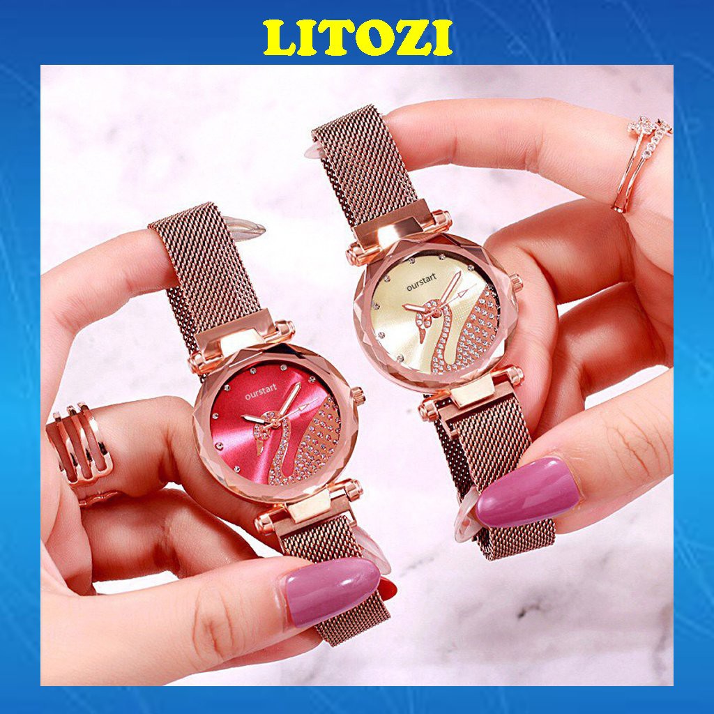Đồng hồ thời trang nữ thiên nga Litozi cực đẹp D104