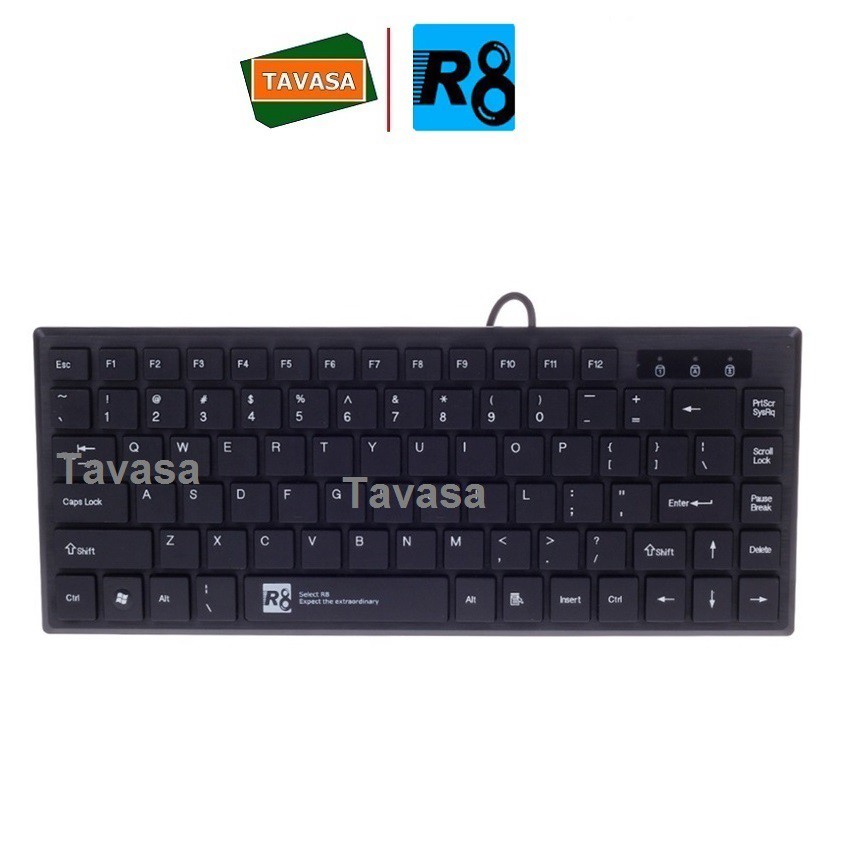 Bàn phím mini có dây R8 1812