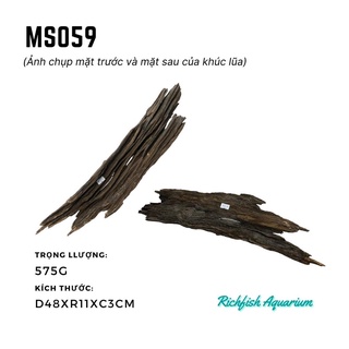 Gỗ lũa dùng setup layout bể cá cảnh thủy sinh từ 30-60cm (Ms054-Ms062)