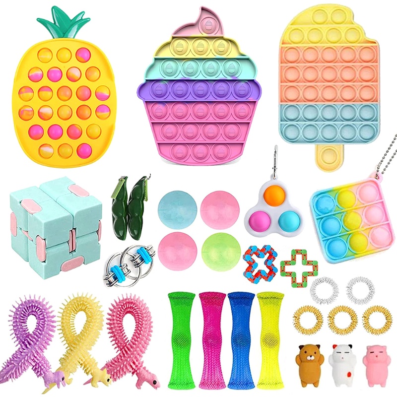 1 Bộ Đồ Chơi Fidget Spinner CầU VồNg PháT TriểN Trí Tuệ