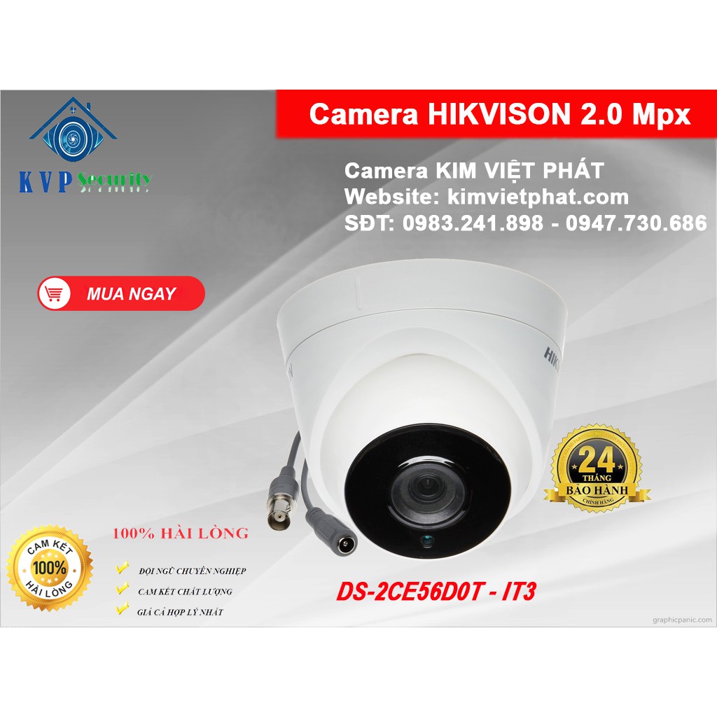 Camera Hikvison 2.0 DS-2CE56D0T-IT3