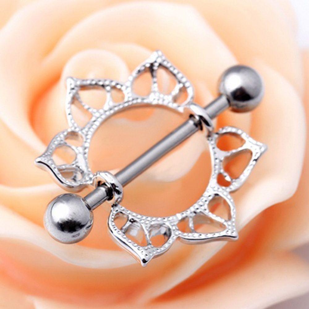 Khuyên Xỏ Nhũ Hoa / Nhũ Hoa / Núm Vú Hình Trái Tim Thời Trang Unisex
