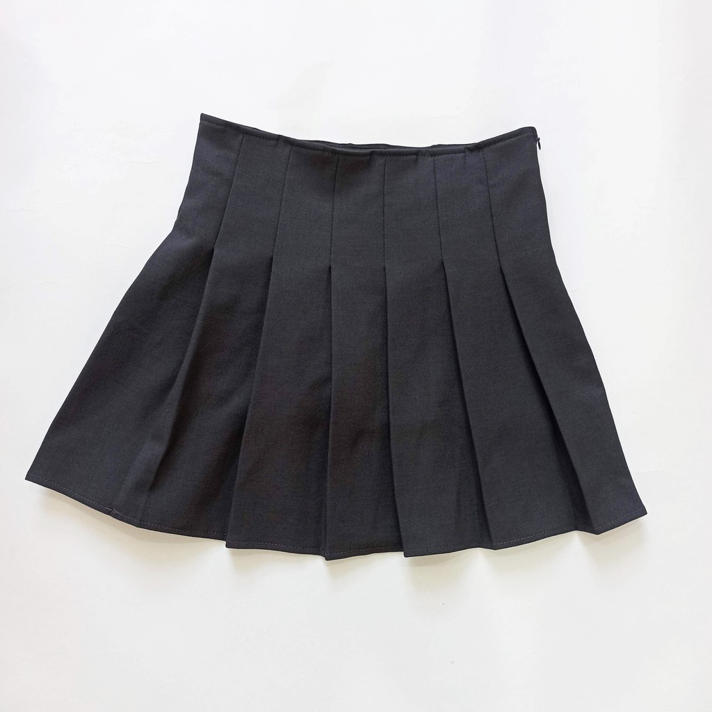Chân váy xếp ly màu xám size M