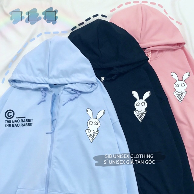 [ẢNH THẬT] HOODIE ZIP BAD RABBIT | BigBuy360 - bigbuy360.vn