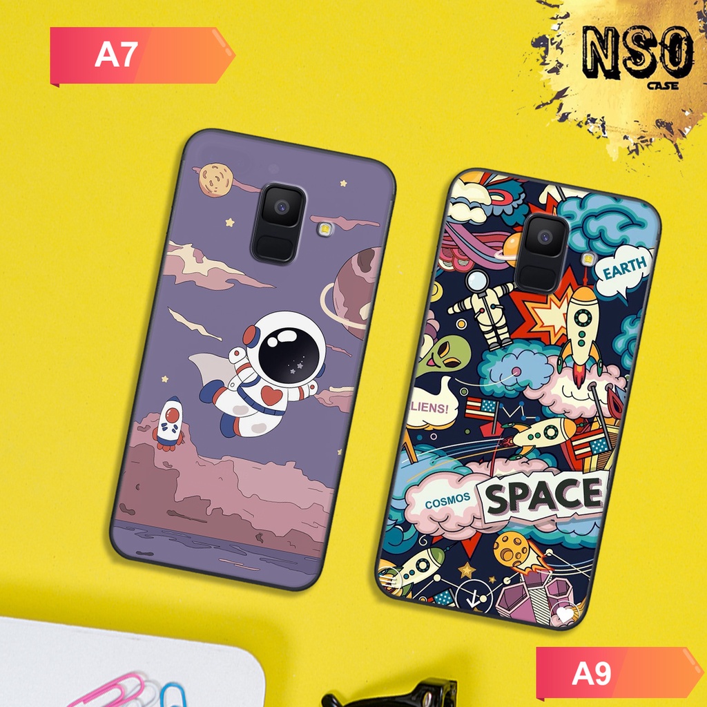 [ FREESHIP 50K ] Ốp Samsung A6 2018 - Samsung A8 2018 - Samsung A8 Plus In Hình Phi Hành Gia Siêu Chất