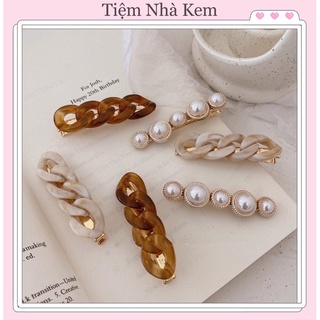 Set Kẹp tóc, Cặp tóc đính đá phong cách Hàn Quốc NKCT08