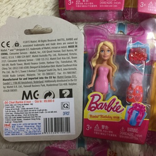 Búp bê barbie tí hon 12cm