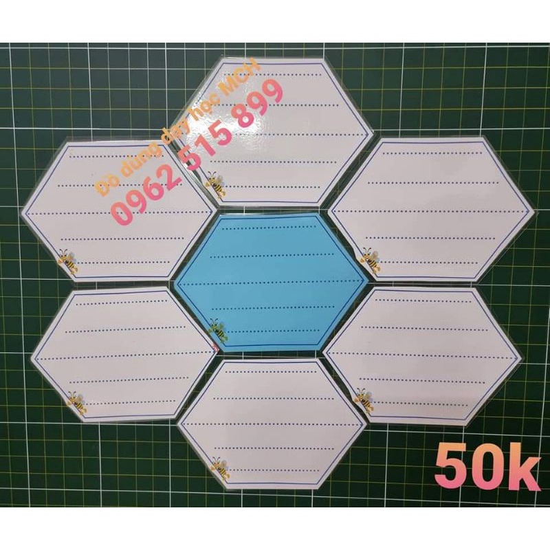 Bộ "Tổ ong 7 miếng" Rời Cỡ A4, cỡ A5