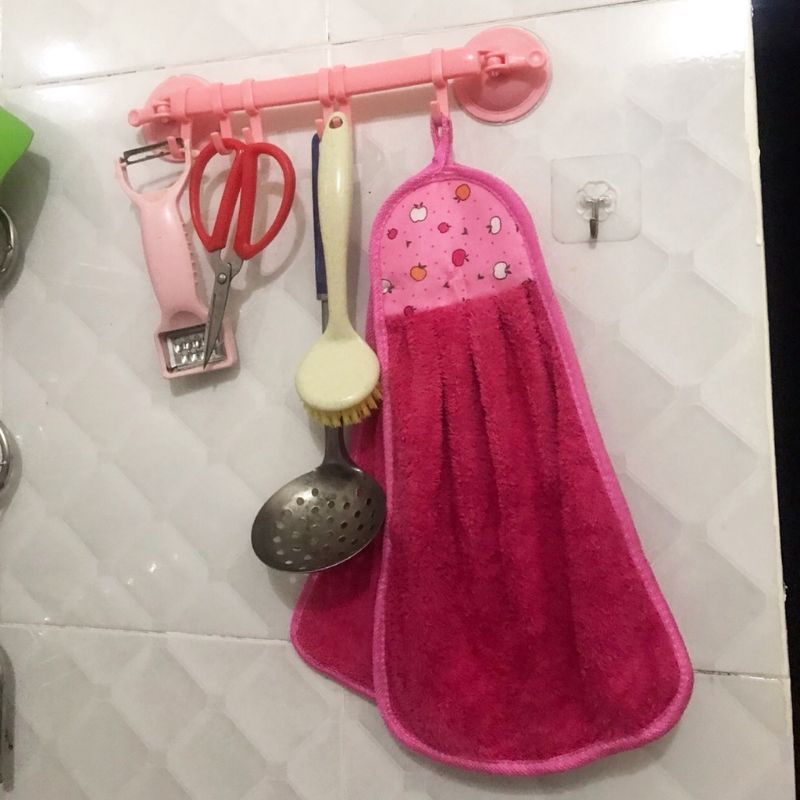 Khăn lau tay nhà bếp dễ thương cotton siêu thấm nước